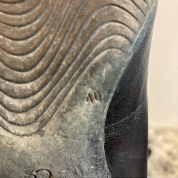 ECCO Sz 40 3 Straps With Buttons Decorations Heeled Mary Janes Shoes - Picture 12 of 14